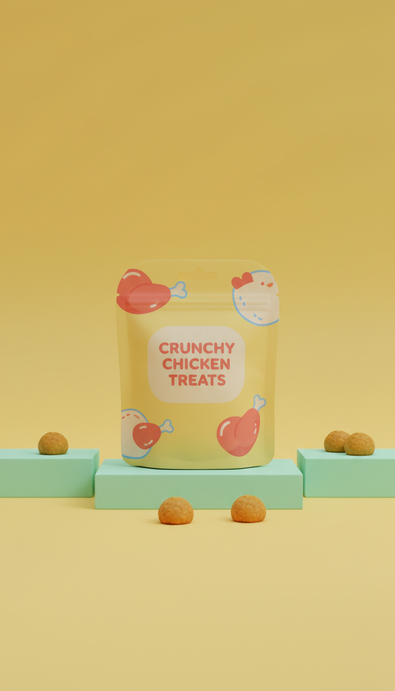 Crunchy Chicken Treats in Resealable Pouch